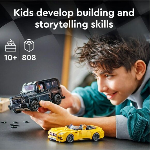 NIP Sealed NRFB LEGO Speed Champions Mercedes-AMG G 63 & SL 63 Set 76924 808 pcs - Picture 6 of 7